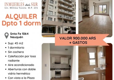 ALQUILER, Dpto 1 dormitorio en Neuquen